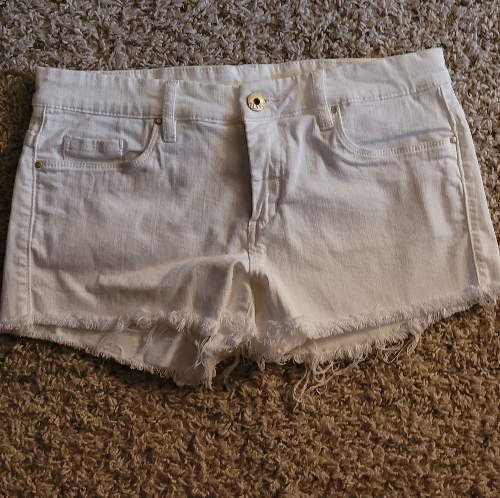 Blank NYC White Jean Shorts